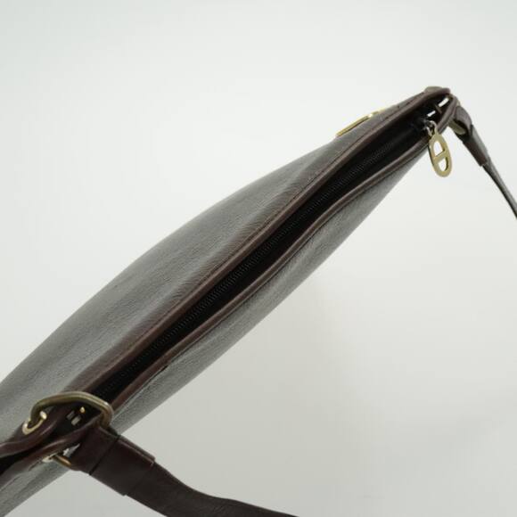 DIOR Shoulder Bag Leather Gold Brown - Picture 6 of 12